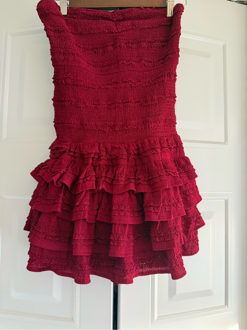 Hazel and Olive Endless Summer Strapless Mini Romper Dress size S